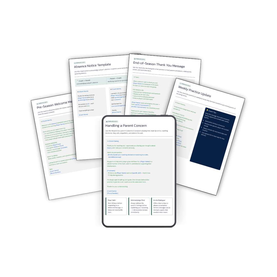 Parent Communication Templates